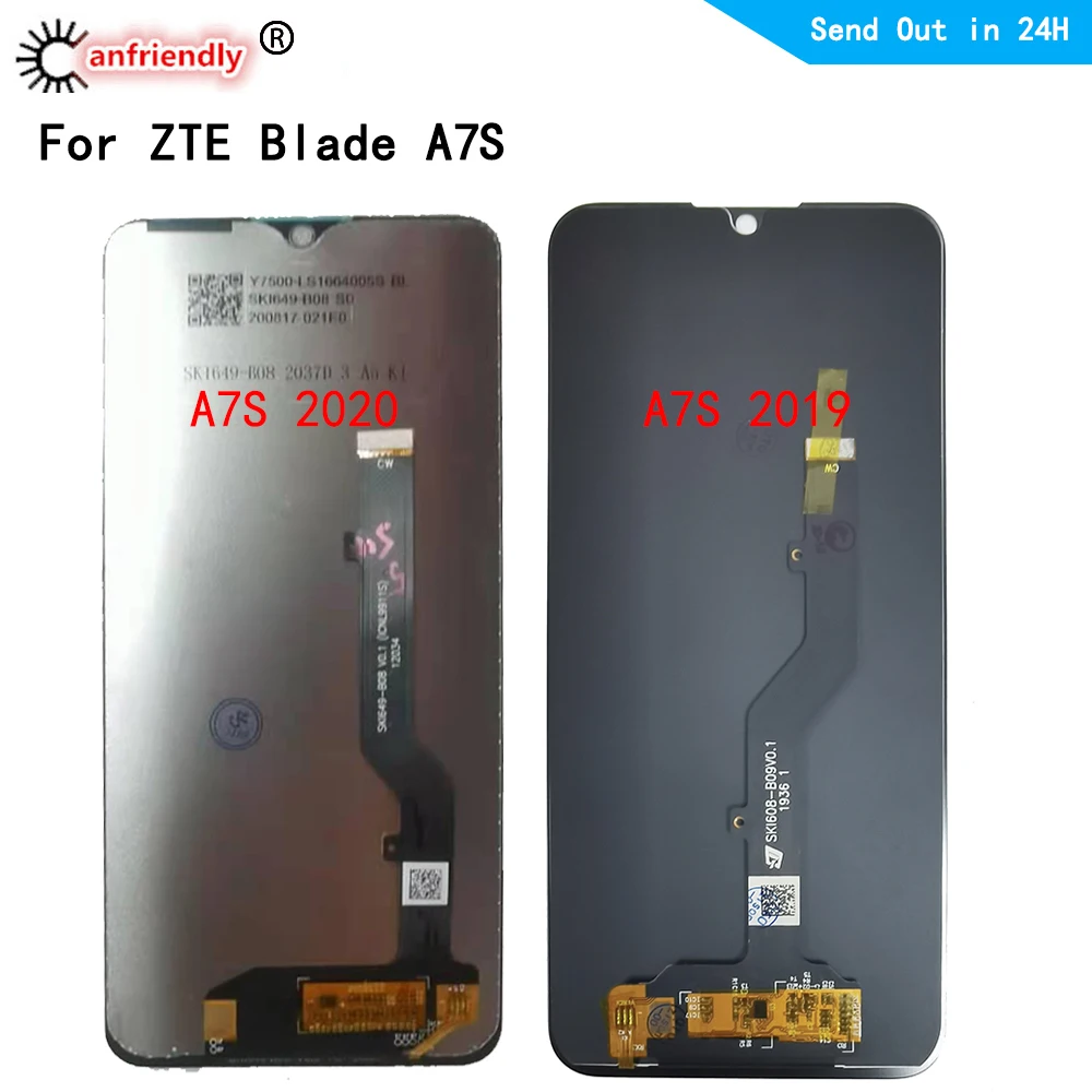 ЖК дисплей A7S для ZTE Blade 2019 + сенсорная панель дигитайзер модуль сборка Дисплей