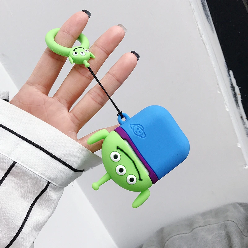 Силиконовый чехол в горошек с милым 3D рисунком Минни Микки для AirPods, беспроводные Bluetooth наушники, гарнитура, аксессуары