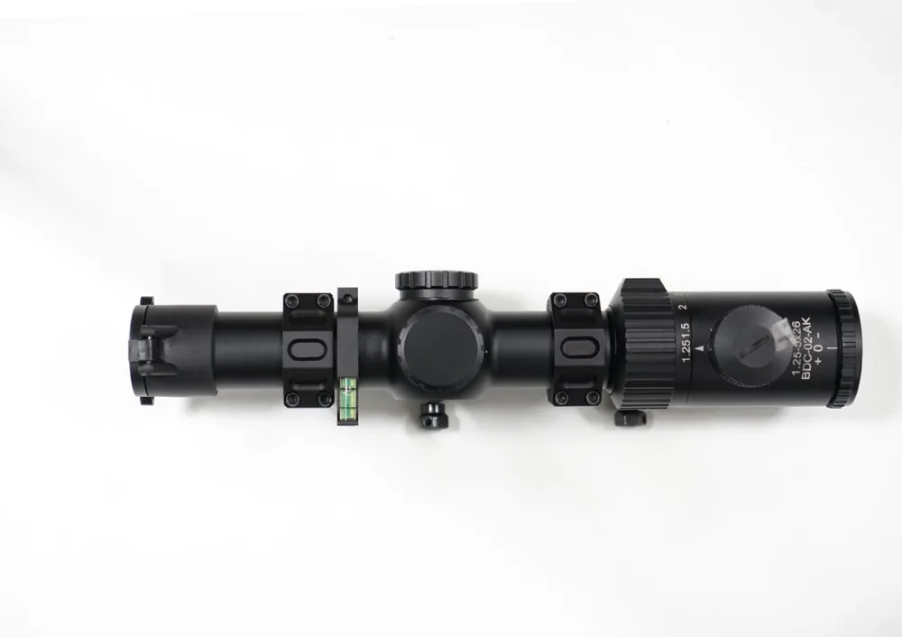 SKWoptics 1,25-5x26A тактические оптические Прицелы Охотничьи для АК AR, M4 прицел калашникового прицела BDC Сетка 30 мм цельное крепление