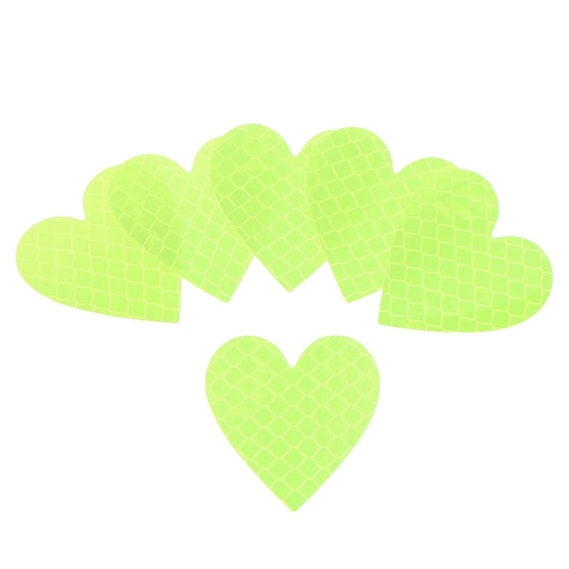 

Reflective Safety Warning Stickers Heart Anti-collision Reflective Stickers stickers car stickers and decals car sticker
