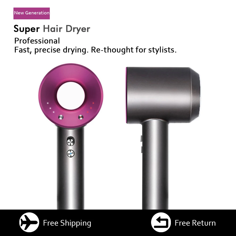 

ZK30 Professional Hair Dryers Negative Ionic Premium Hair Dryer Hot Cold Wind Temperature Control Multifunction Salon Style Tool