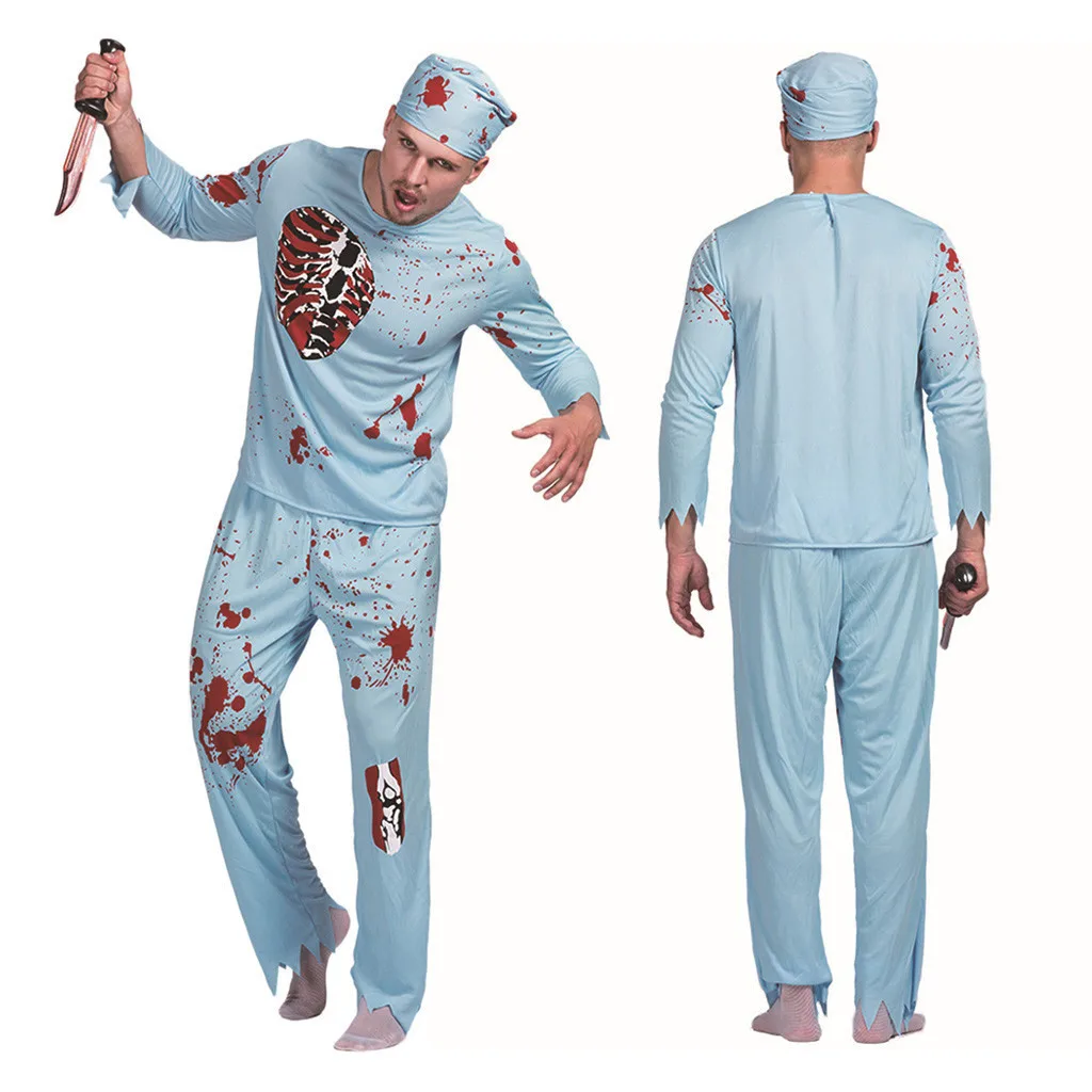 Костюм Доктора на Хэллоуин для взрослых Женский страшный костюм косплея Зомби