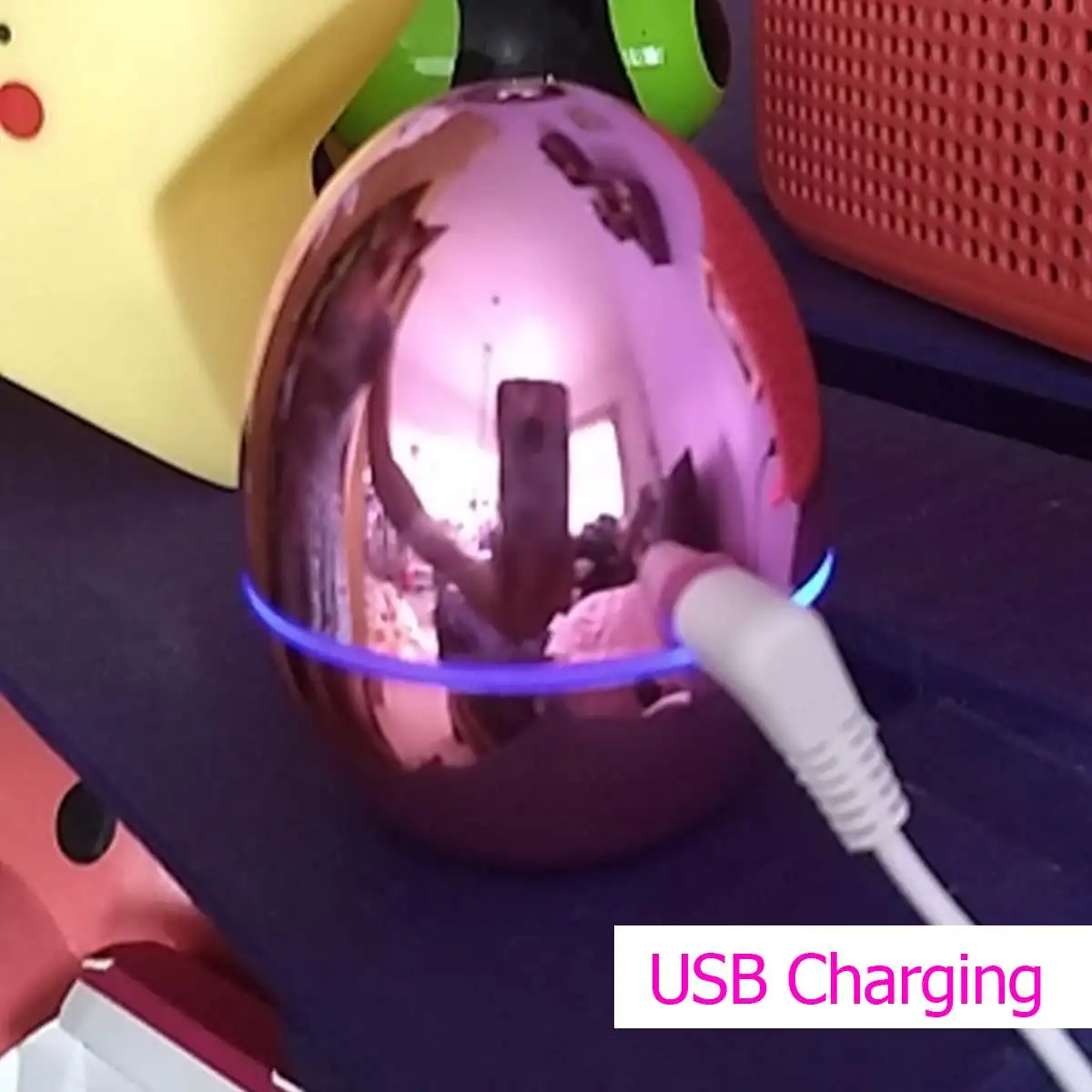 New Air Humidifier USB Electric Portable Egg Shape Humidifier Mini Mist LED Atomizer Air Purifier Diffuser for Home Car Fogger