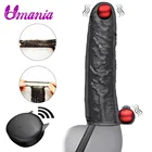 Секс-игрушки для взрослых, увеличение пениса на вибрирующие презервативы, многоразовый презерватив для мужчин, вибратор, интимные игрушки для пар 18 +