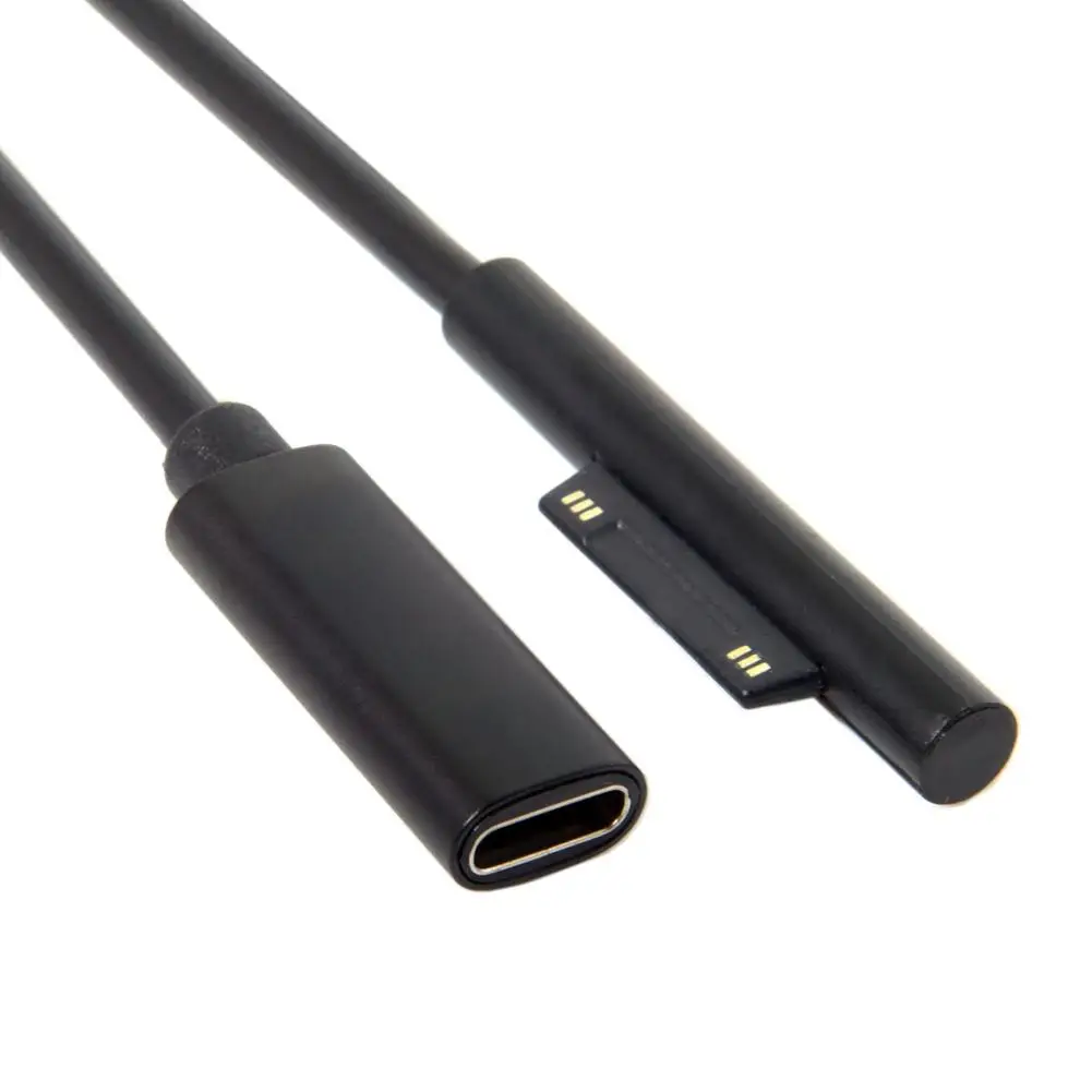 USB Type-C женский зарядный кабель PD зарядное устройство разъем постоянного тока 15 в 3