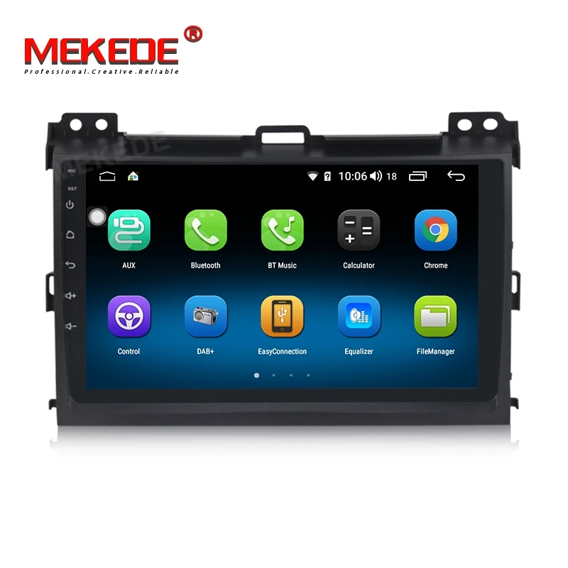 9853 HD Android 9,0 автомобильный DVD gps для Toyota Prado 120 2002-2009 Авторадио gps автомобильный Радио gps центральный мультимедийный в тире головное устройство