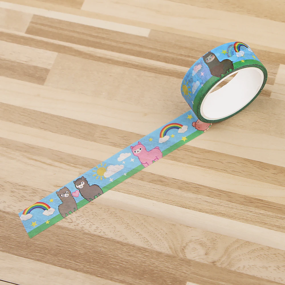 

20pcs/lot R843 Cartoon Animal Alpaca Washi Tapes Scrapbooking DIY Decorative Creative Kawaii Masking Tapes