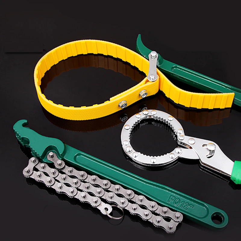 

Universal Oil Filter Wrench Filter Removal Tool Chain Wrench Car Engine Oil Filter Car Engine Oil Filter Car Repair Hand Tool