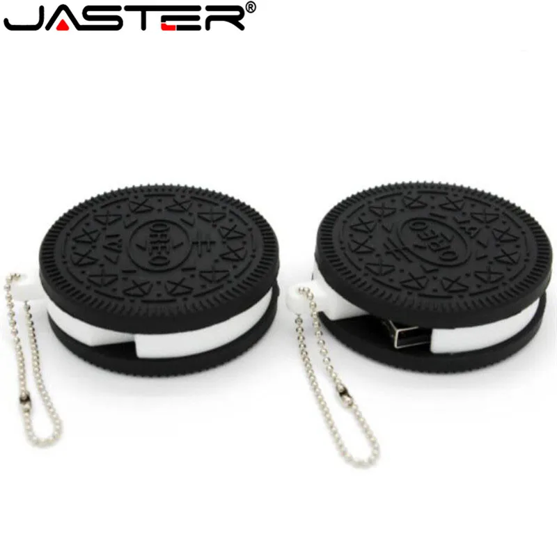 JASTER 2020 Hot fashion Cartoon Oreo Rotating Cookies USB Flash Drives 2.0 4GB 8GB 16GB 32GB 64GB gift Memory Stick | Компьютеры и