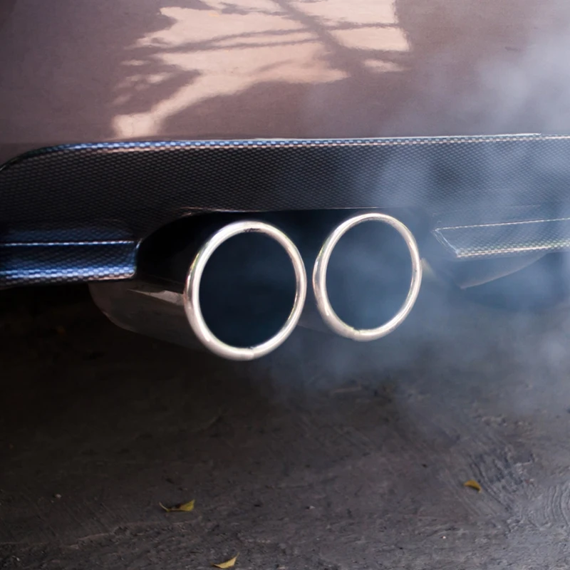 

AP68-2Pcs Stainless Steel Exhaust Tip Exhaust Tail Pipe Tip for-BMW 325I 328I 2006-2010