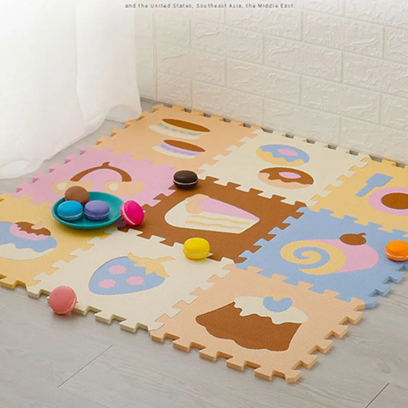 

Baby Soft Crawling Rugs Children EVA Foam Play Puzzle Mat 30*30cm Interlocking Exercise Tiles Floor Carpet Kids Pad