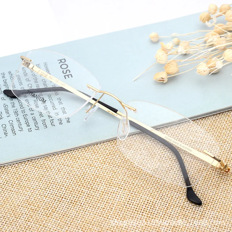 Новые модные очки в оправе близорукости металлическая элегантная оправа для