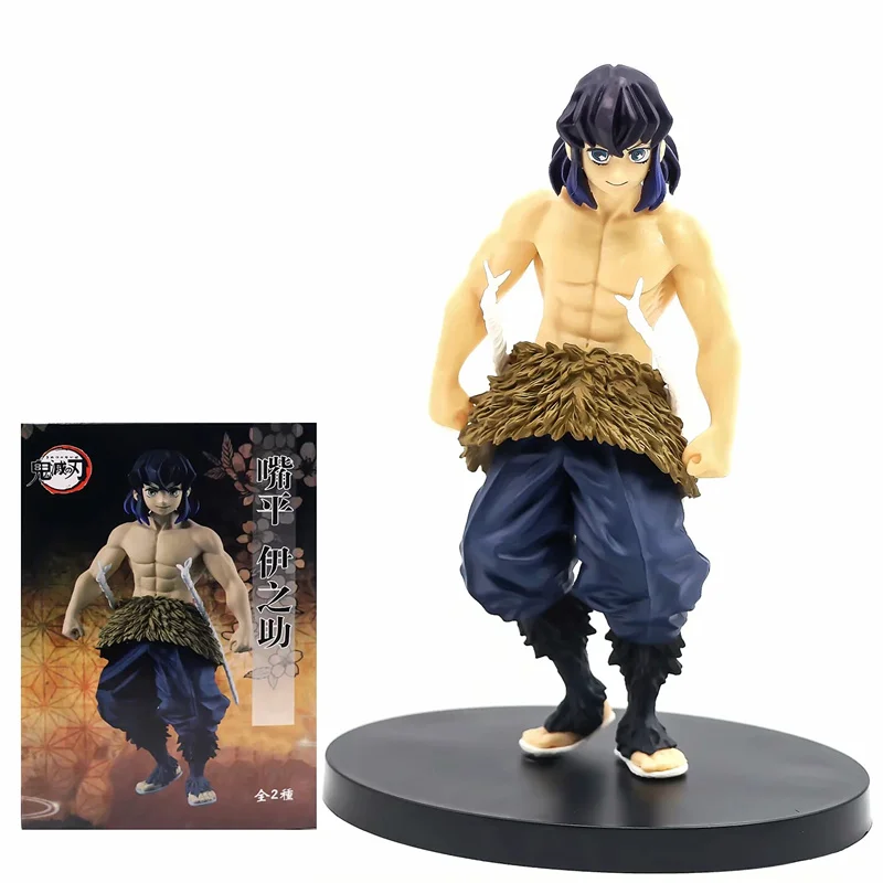 

16cm Hashibira Inosuke Figurine Statue Anime Demon Slayer Figure Kimetsu No Yaiba Inosuke Action Figures PVC Model Toy Gifts