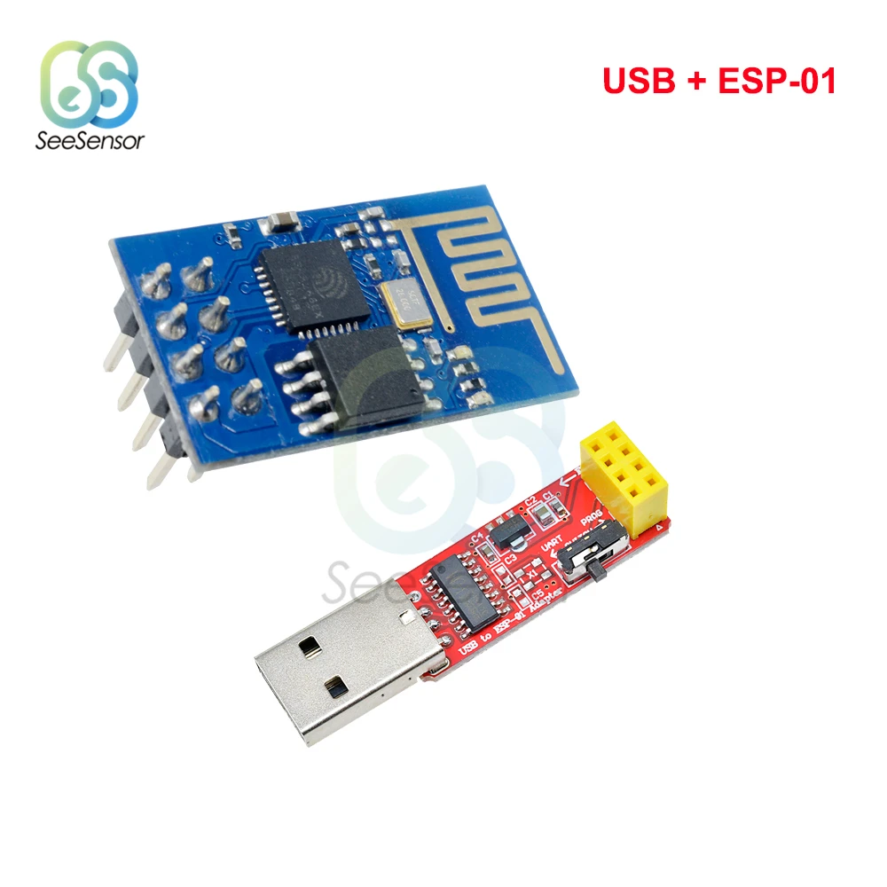 3 В CH340 USB к ESP8266 серийная фотография фотосессия ESP01 ESP01S беспроводной модуль