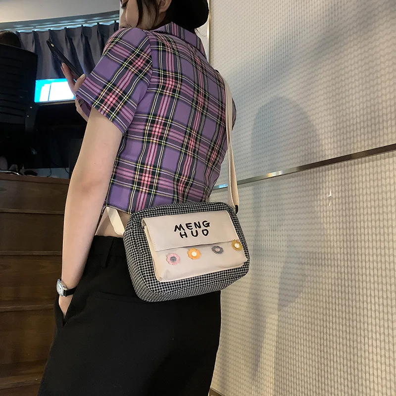 Сумка на плечо для женщин новинка 2020 модная женская Холщовая книг