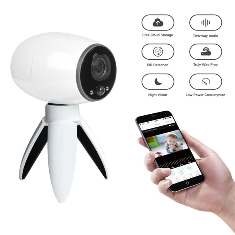 720P Беспроводная ip камера двухстороннее аудио дистанционное управление Домашняя