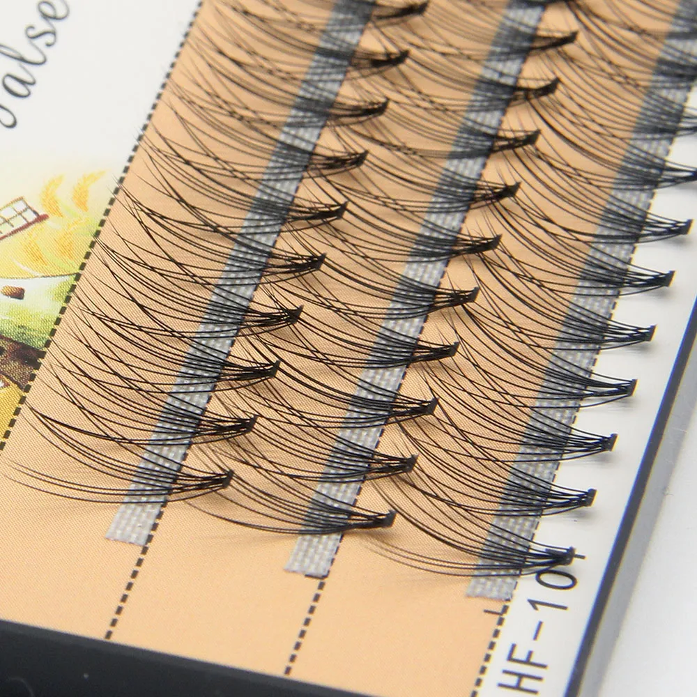 Ресницы Накладные профессиональные для наращивания 60 шт. индивидуальные