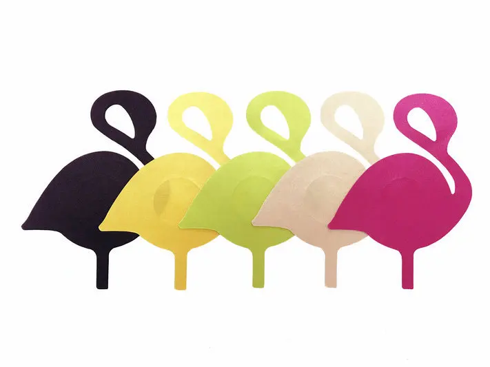 Ультратонкий привлекательный самоклеящийся бюстгальтер пуш ап в форме фламинго