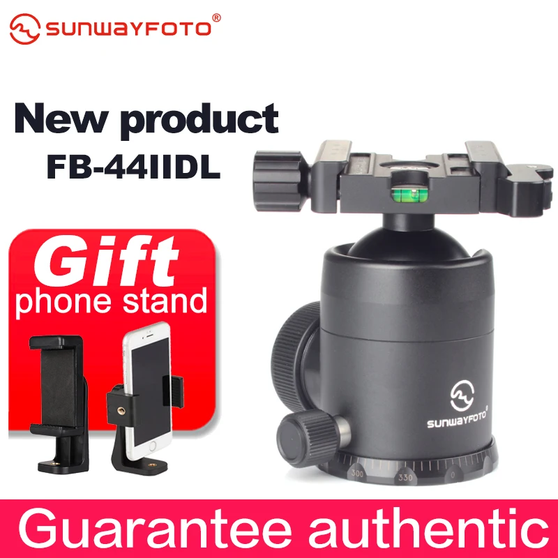 

SUNWAYFOTO FB-44IIDL Tripod head for DSLR Camera Tripode Ballhead Professional Aluminum Monopod Panoramic Tripod Ball Head