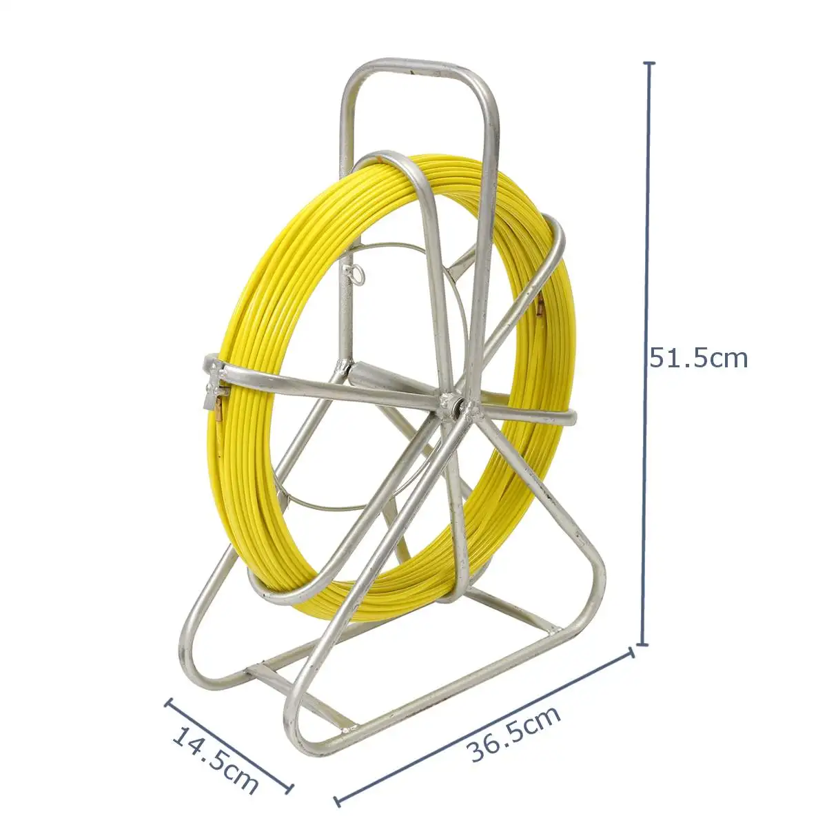 

4.5mm 70m Fiber Glass Wire Fiberglass Fish Tape Cable Snake Running Rod Duct Rodder Pull Electrician 4200kg Tensile Fracture