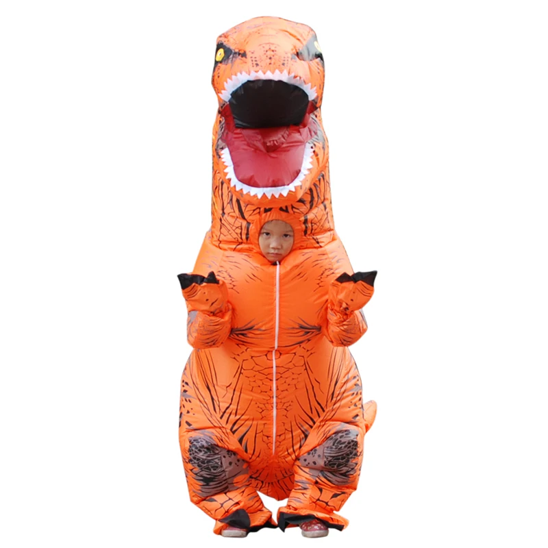 Надувной костюм динозавра T-REX для детей аниме-костюм надувной вечеринки косплея