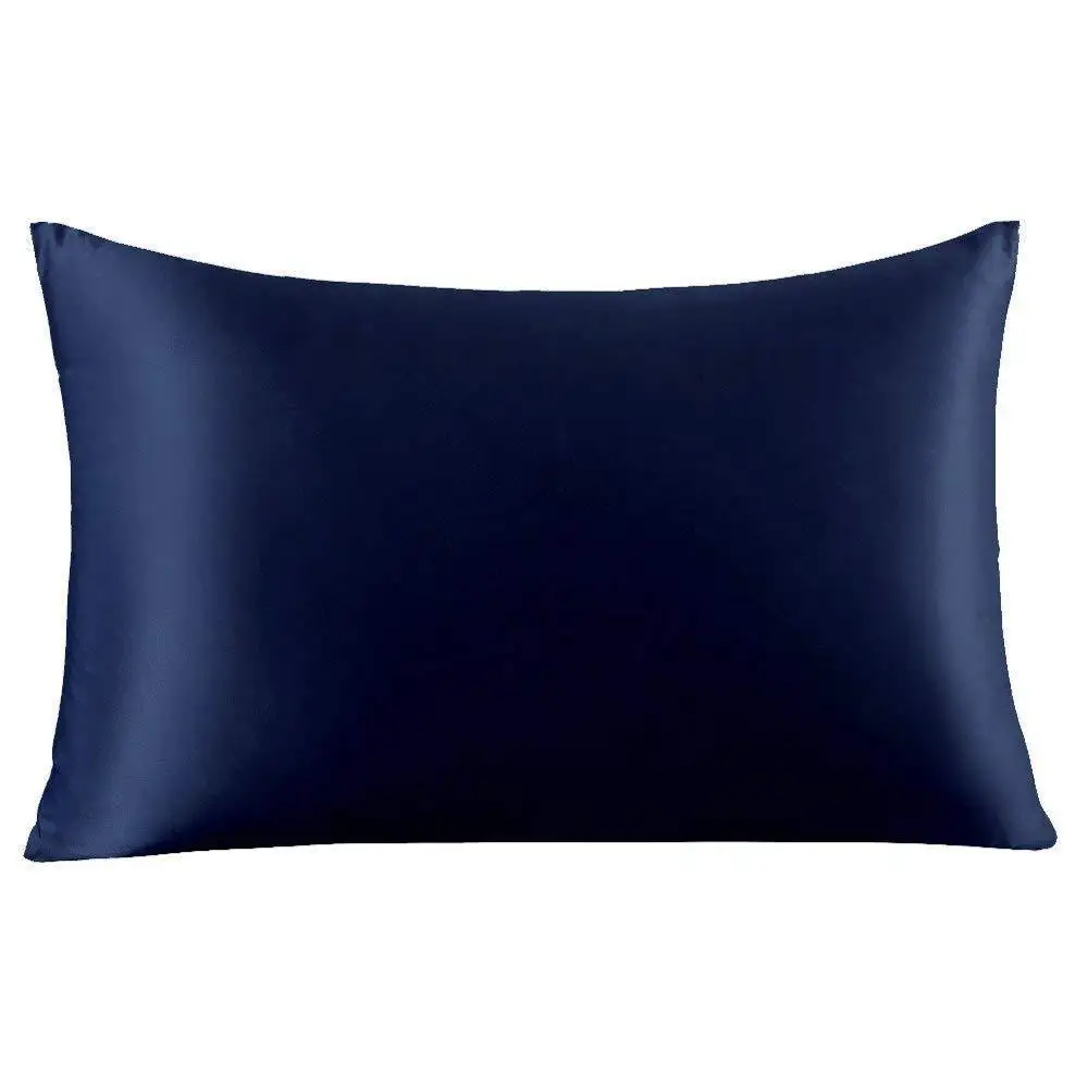 

1PCS Pure Emulation Satin Silk Pillowcase Square Pillow Single Cover Chair Seat Soft Mulberry Plain Pillow Case Pillow Cover i