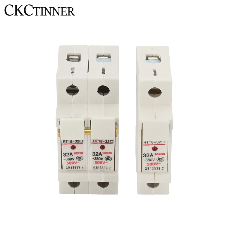 Медный предохранитель 1P 2P 3P 4P медный 380 В 500 10x38 мм