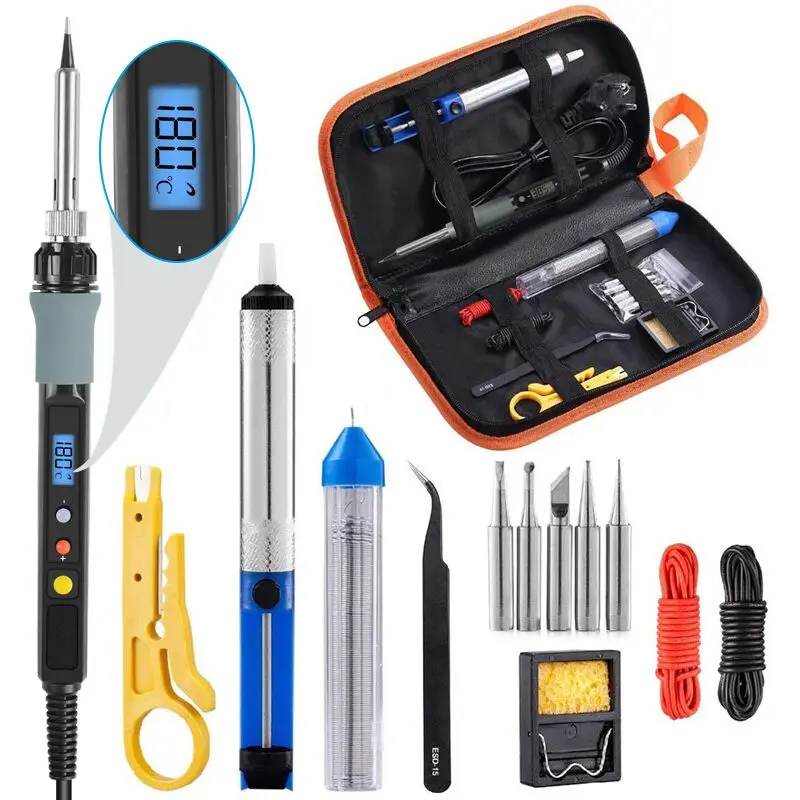Набор паяльников Handskit 90 Вт Цифровой паяльник с регулируемой температурой