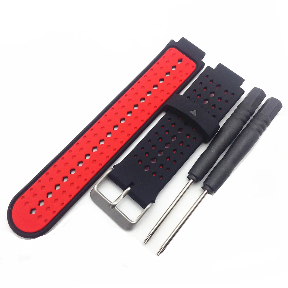 Силиконовый ремешок для наручных часов Garmin Forerunner 220 230 235 630 620 735XT умных с