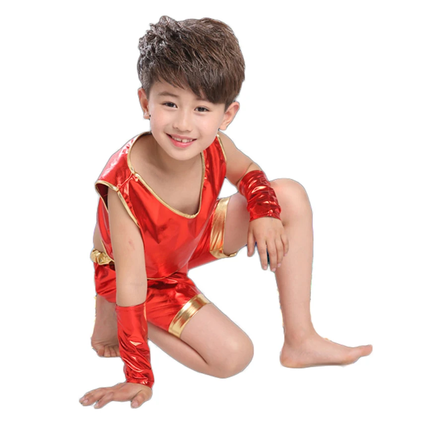 Комплект одежды для мальчиков и девочек жилет шорты детские танцевальные