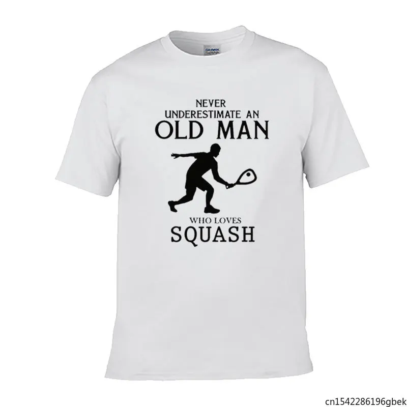 

Never Underestimate An Old Man Who Lovers Squash Men's T-Shirt
