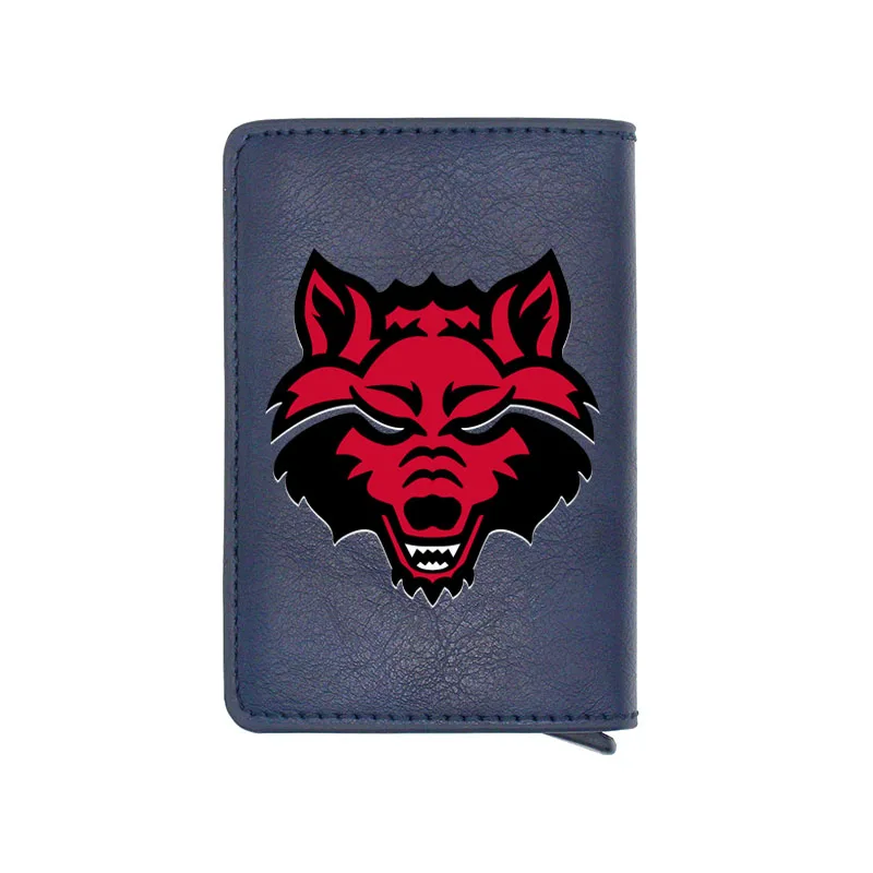 

Red Wolf Digital Printing Card Holder Wallet Men Women Leather Short Purse