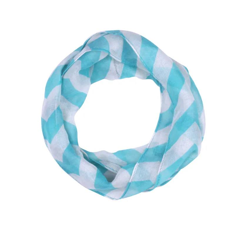 Шарф кольцо детский с принтом Волна 16 цветов|ring scarf baby|kids ring scarfinfinity |
