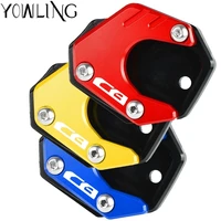 for honda cb650r neo sports cafe cbr650r 2019 2020 cnc support plate foot pad side stand enlarge kickstand cbr 650r cb 650r