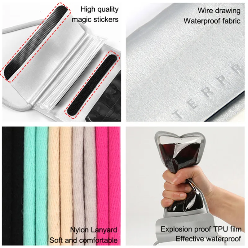 Big Size Sealed Real Waterproof Case For iPhone 11 Pro XS Max X XR 6 7 8 Plus Samsung S20 S10 Note 10 Water Proof Phone Bag | Мобильные