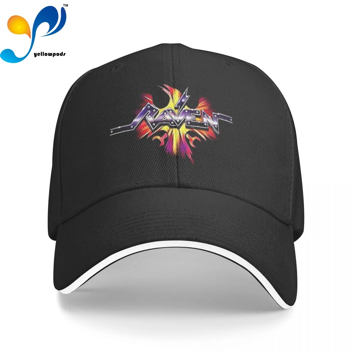 

Raven Trucker Cap Snapback Hat for Men Baseball Valve Mens Hats Caps for Logo