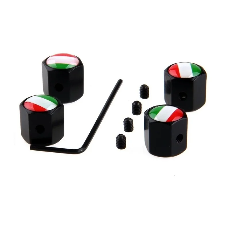 Универсальная крышка автомобильной шины POSSBAY с итальянским флагом герметичная