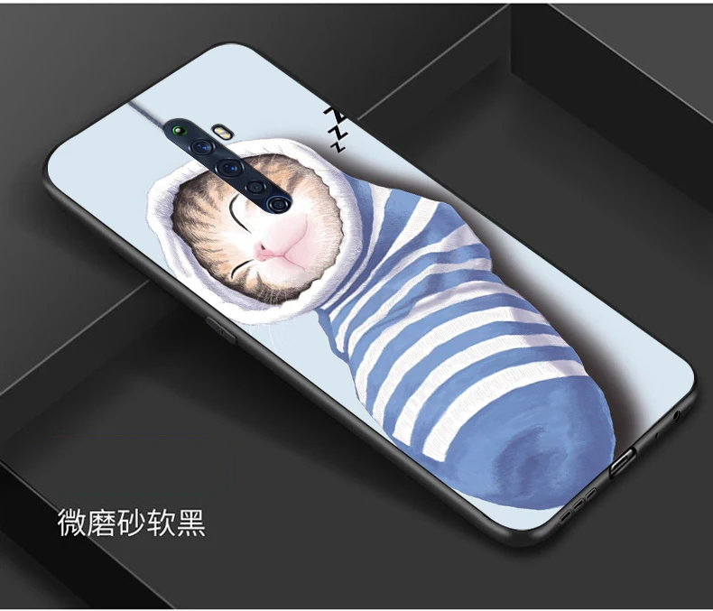 Для OPPO Reno2 Z чехол милый мультяшный Мягкий силиконовый чехол для OPPO Reno 2Z 2 Z чехол для телефона s черный бампер Капа для OPPO Reno2Z - Цвет: 11