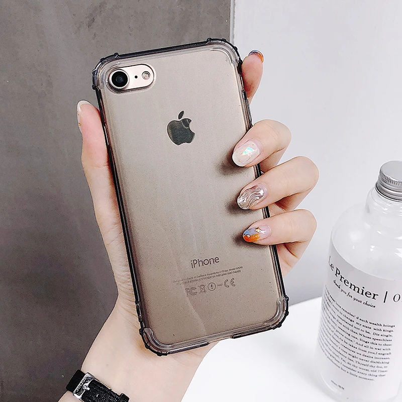 Роскошные прозрачные силиконовые чехлы для телефонов iPhone 11 pro max X XS XR 8 7 6 6S Plus