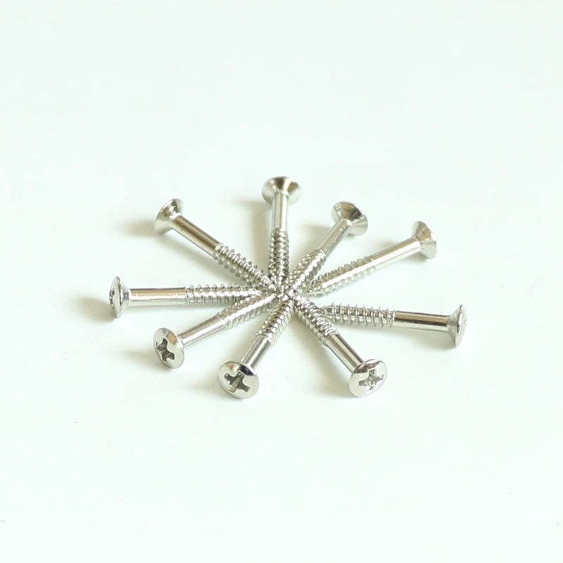 Распродажа бесплатная доставка 50 шт./упак. Винты для гитары хромированная гитара