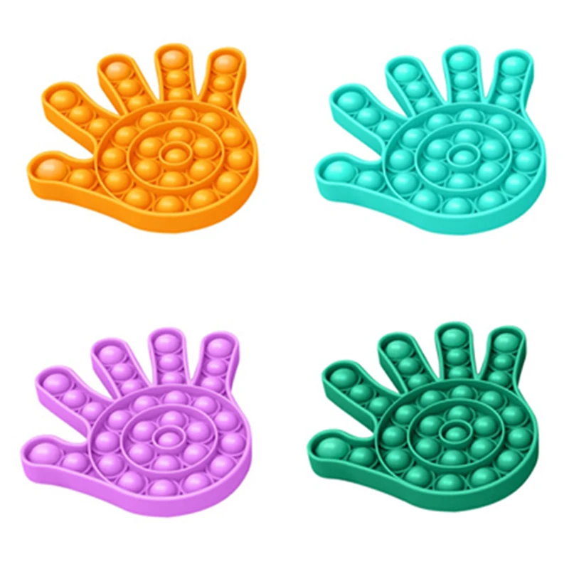 

1pc Push Dimple Fidget Sensory Toy Stress Reliever Adult Children Squishy Squeeze Toy