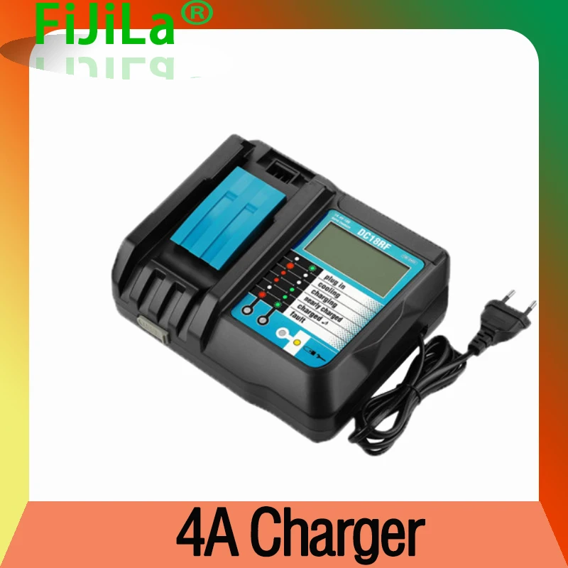 

Battery+Charger Set) 2Pack BL1880B 18.0Ah Li ion battery for Makita Tool 18V BL1860 BL1830 + DC18RC Charger for Makita 14.4V-18V