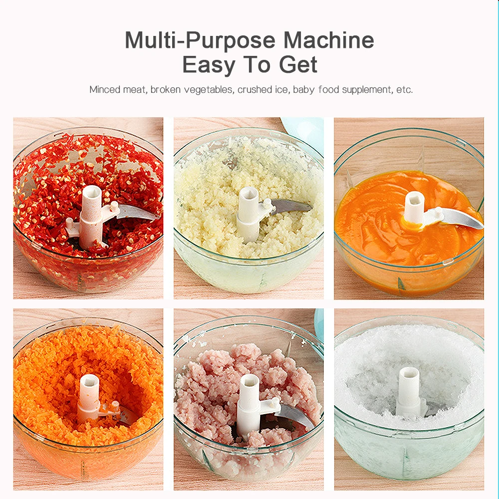 Измельчитель для пищевых продуктов мощный ручной измельчитель миксер фруктов |