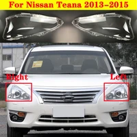 car light caps transparent lampshade front headlight cover glass lens shell cover for nissan teana 2013 2015