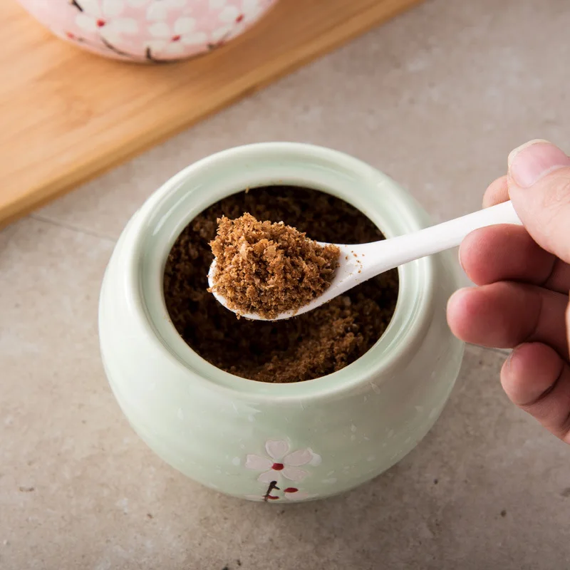 Трехсекционная керамическая приправа набор приправ для коробка соль горшок