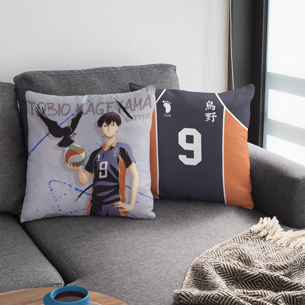 Аниме Haikyuu! Наволочка-Подушка Hinata Kageyama Kuroo волейбол мальчик мультфильм наволочка