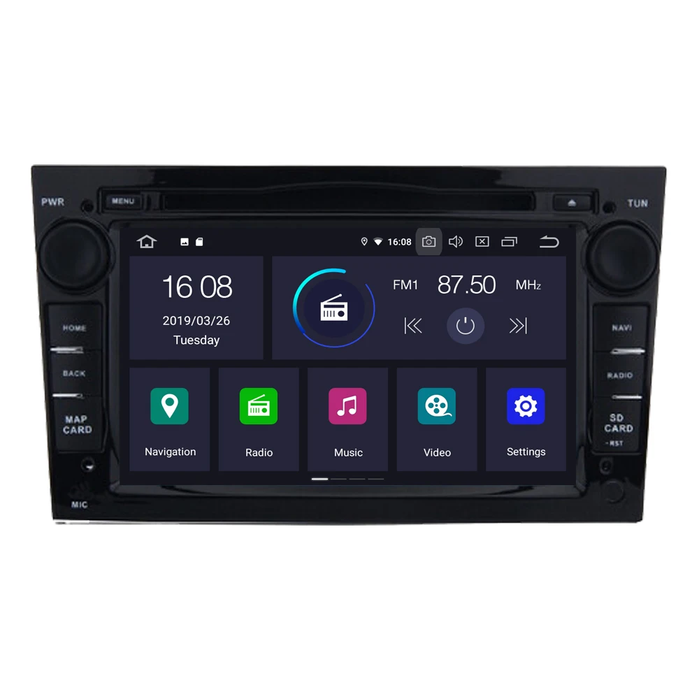 Автомагнитола для Opel Corsa C D Zafira B Meriva Vivaro Insignia Android 9 0 стерео GPS навигация