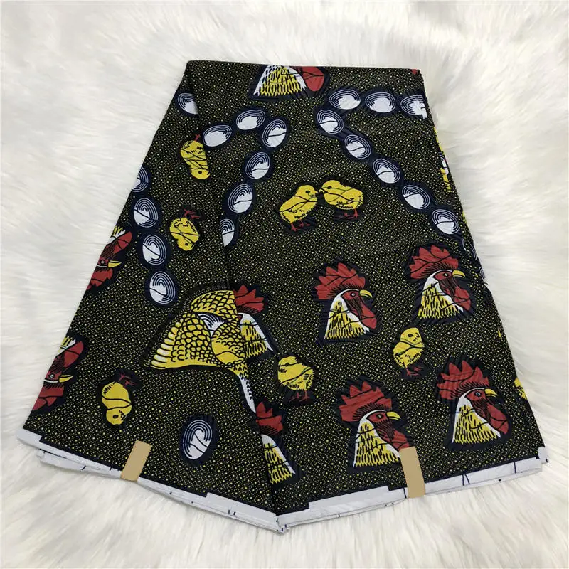 Ткань из полиэстера в нигерийском стиле Анкары Chitenge Ghana Kente Wax африканская ткань с