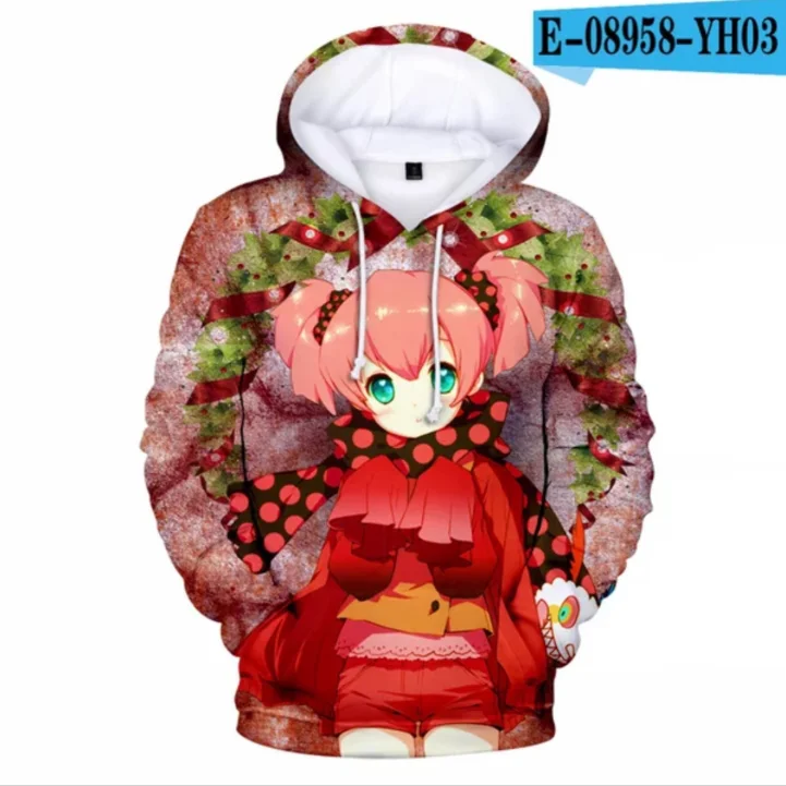 

Kawaii 3D Animation Magic Girl Hoodie Men/Women Retro Harajuku Pullovers Hip Hop Children's Sweatshirt Children's Clothes Tops