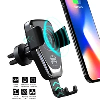car phone holder 15w wireless charger for iphone samsung car air vent mount charging holder for xiaomi redmi phone accessories